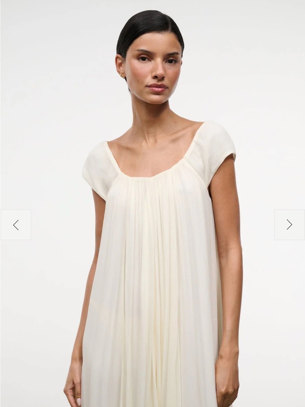 Staud Leda Dress Ivory - Picture 4 of 4